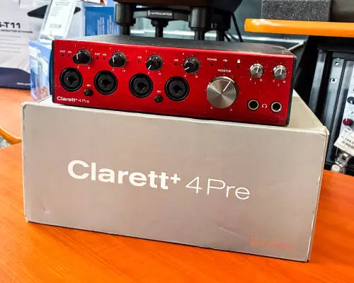 Focusrite - Clarett+ 4Pre 18-In/8-Out USB Audio Interface 2